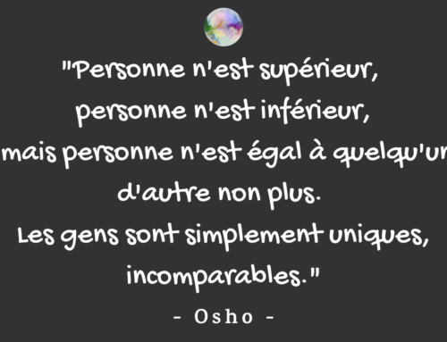 Citation Osho | Personne n’est supérieur, personne n’est inférieur