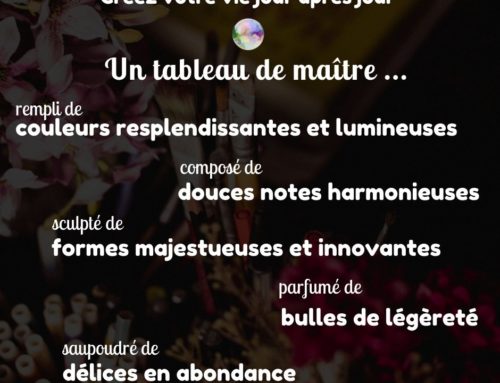 Citation positive | Créez votre vie jour après jour, un tableau de maître