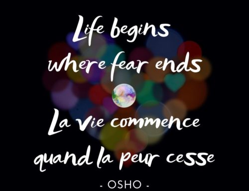 Citation Osho | Life begins where fear ends