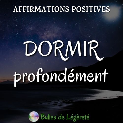 Affirmations positives pour dormir